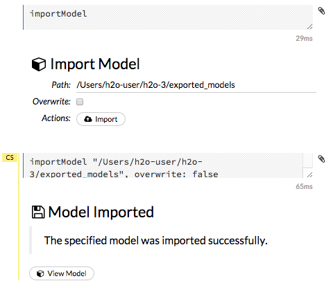 Import Model