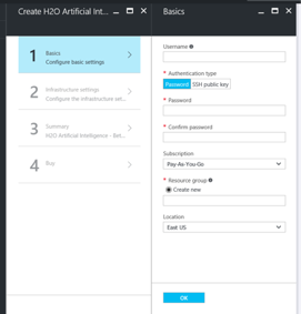 Azure Basic settings