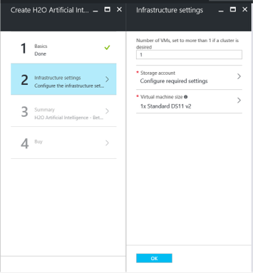 Azure Infrastructure settings