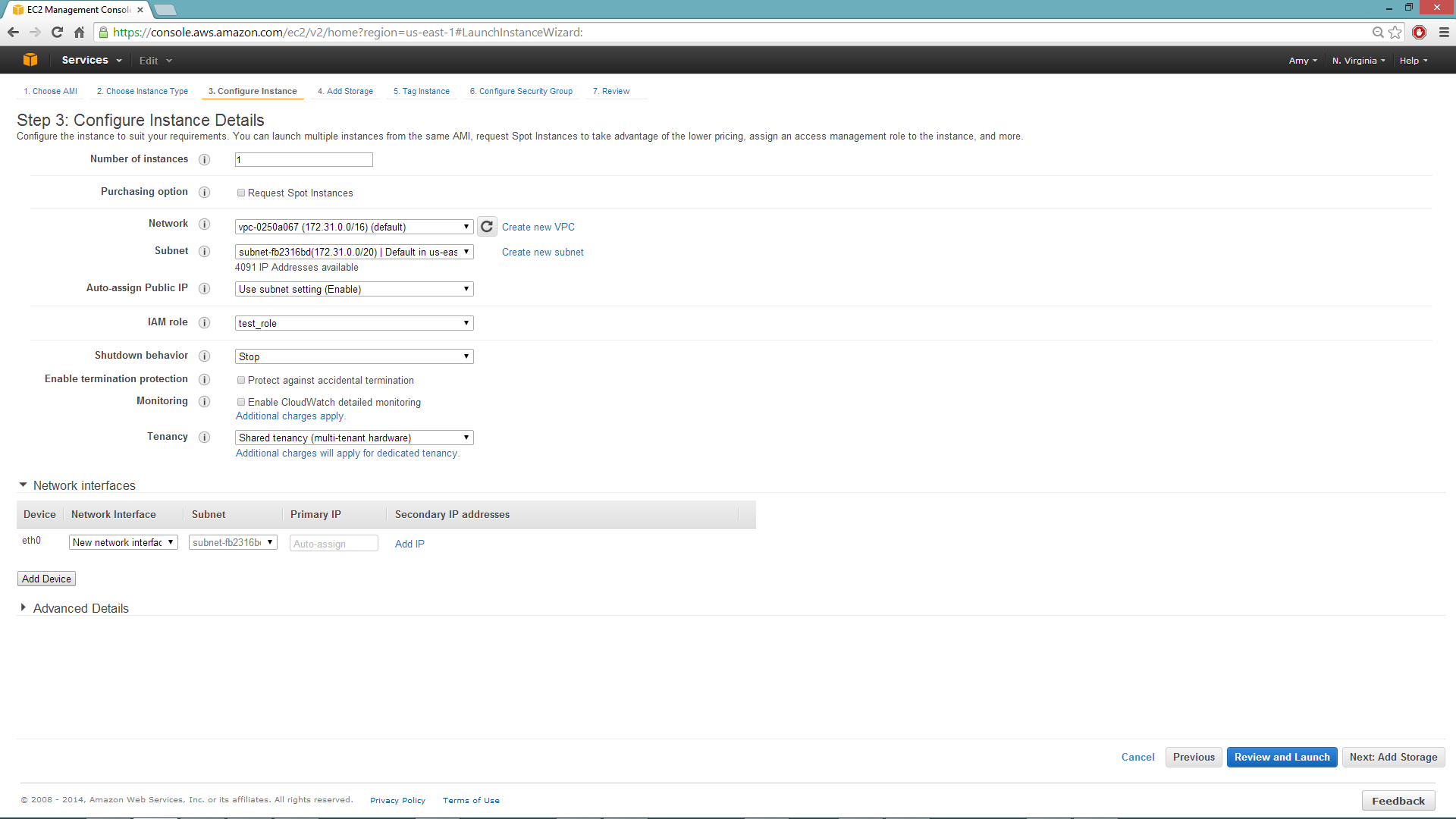 EC2 Configuration